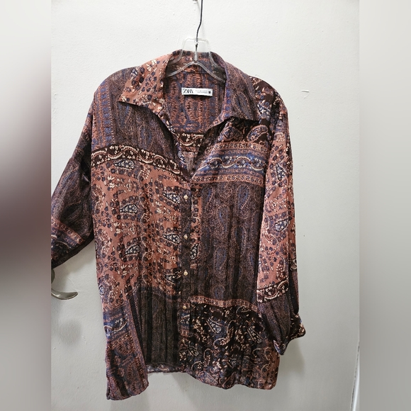 ZARA Oversized blouse - Picture 1 of 6